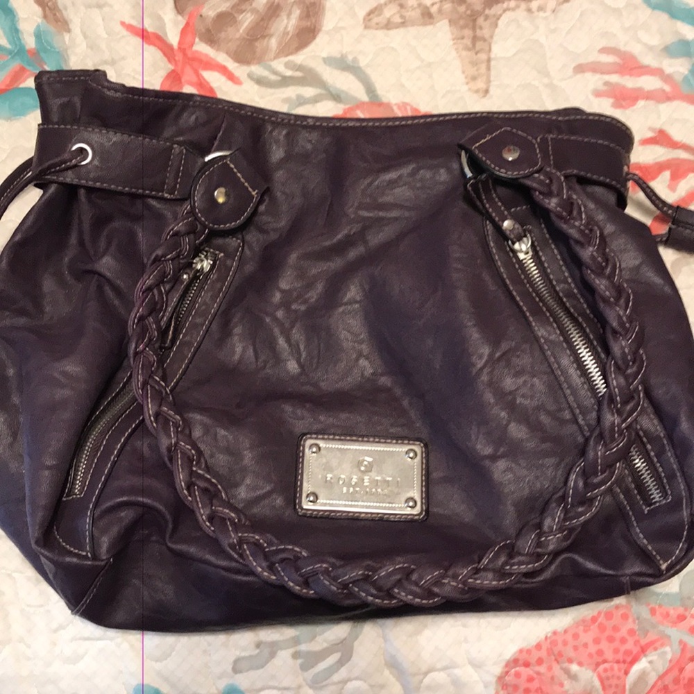 Rosetti plum purse